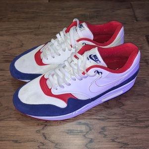 Nike Air Max 1 Red and Blue Size 14